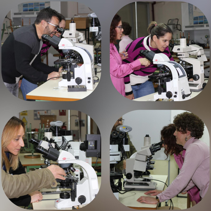Donación microscopios